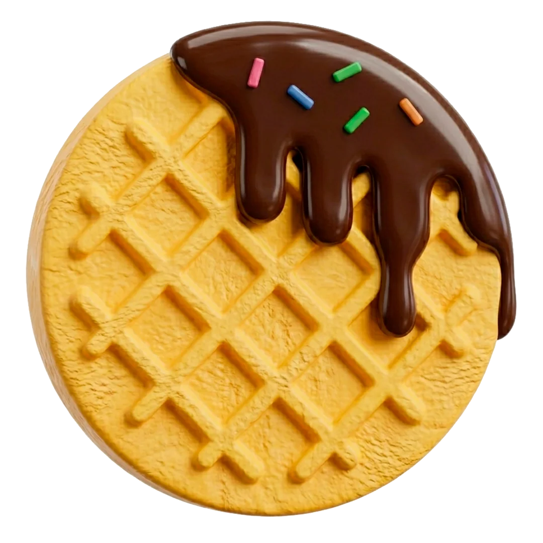 Waffles crujientes hechos al momento en Roomijs Naucalpan
